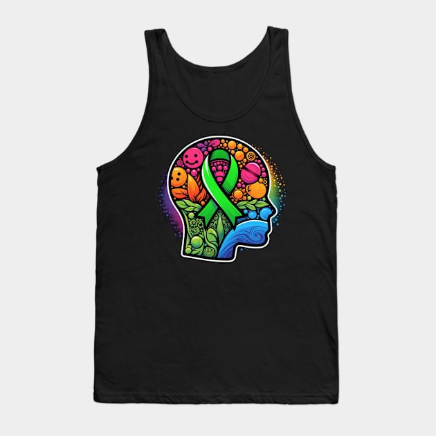 Empowerment & Healing: A Journey to Mental Wellness Tank Top by CP6Design